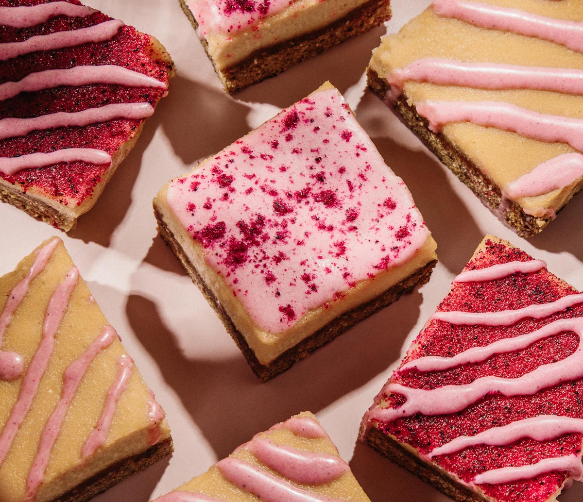 Pink Magic Grapefruit Bars (V & GF) Raaka Chocolate