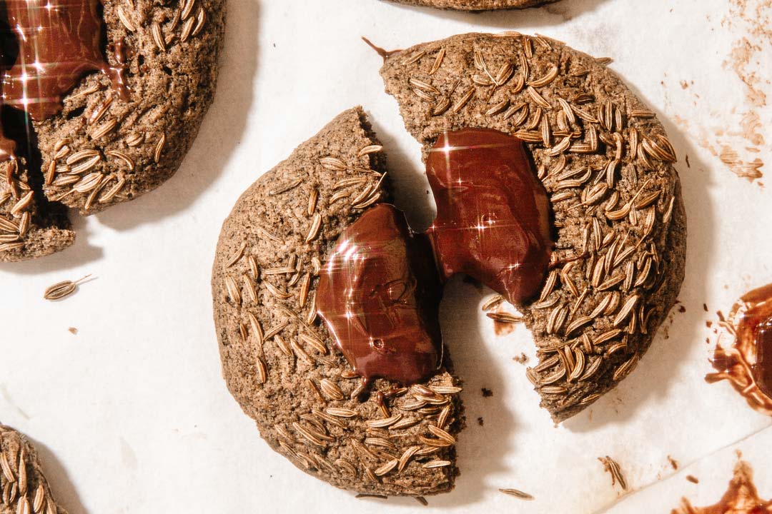 Pumpernickel Cookies (V & GF) Raaka Chocolate