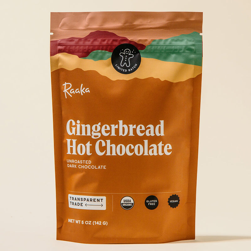 Gingerbread Hot Chocolate - Raaka Chocolate