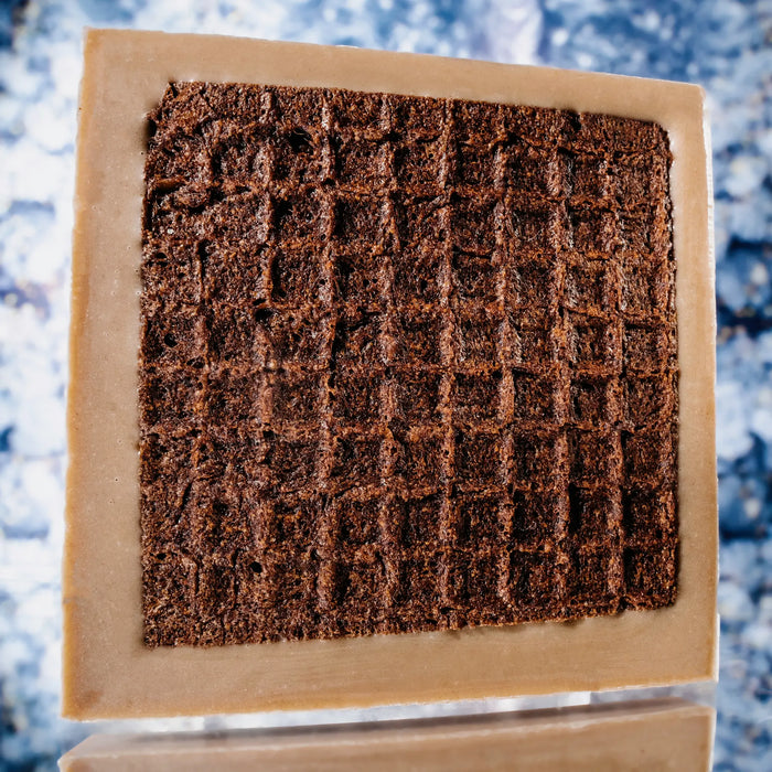 Gingerbread Dipped Waffle Cone bar, backside with waffle cookie