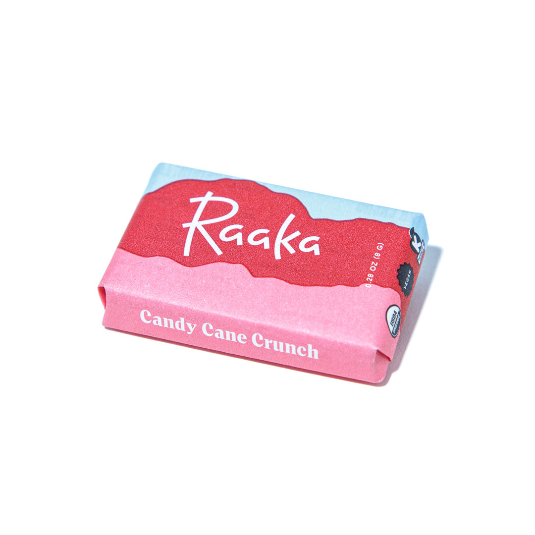 Candy Cane Crunch Minis Bag Raaka Chocolate