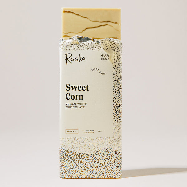 Sweet Corn White Chocolate - Raaka Chocolate