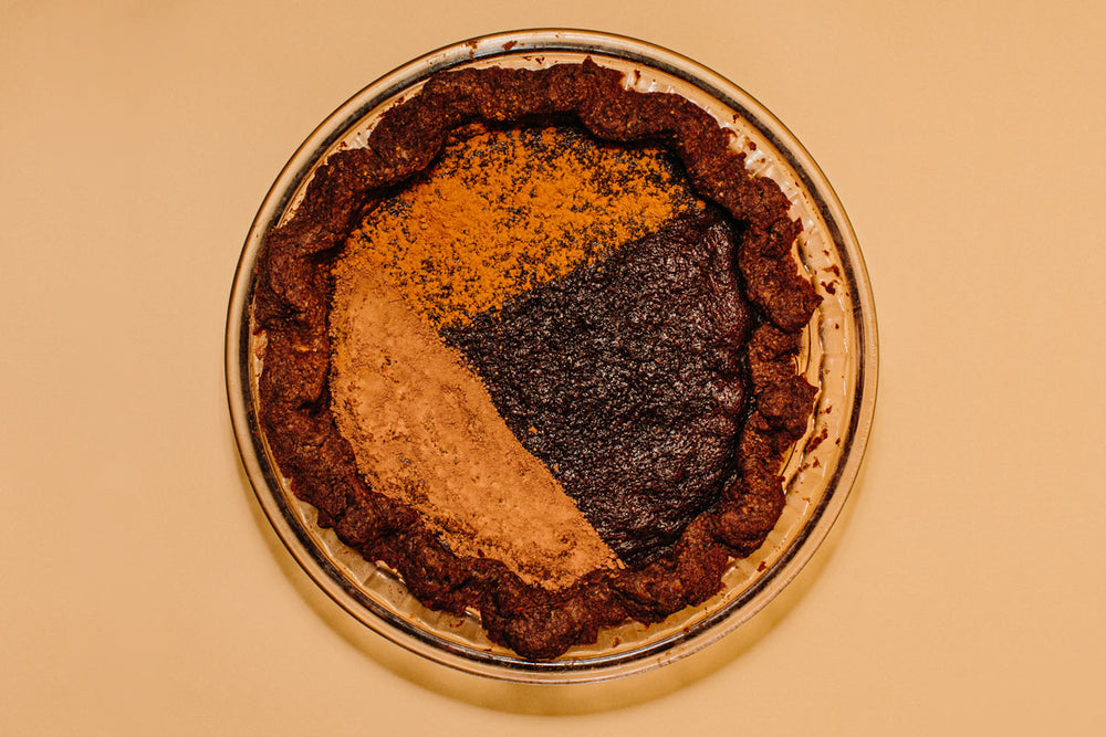 Cinnamon Chocolate Chess Pie