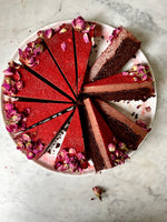 Chocolate Rose Mousse Torte (V & GF)