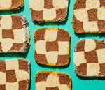 Cacao Tahini Checkered Shortbread (V)