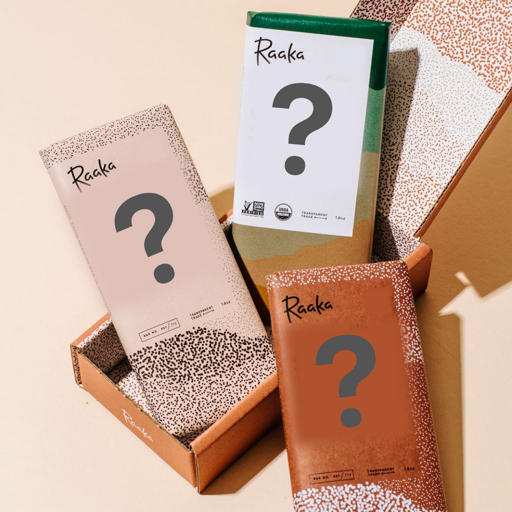 Three Bar Limited-Batch Mystery Box - Raaka Chocolate