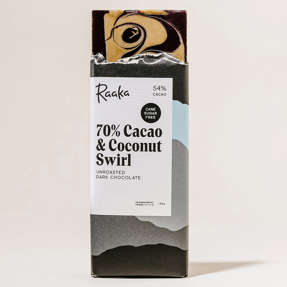 70% Cacao & Coconut Swirl