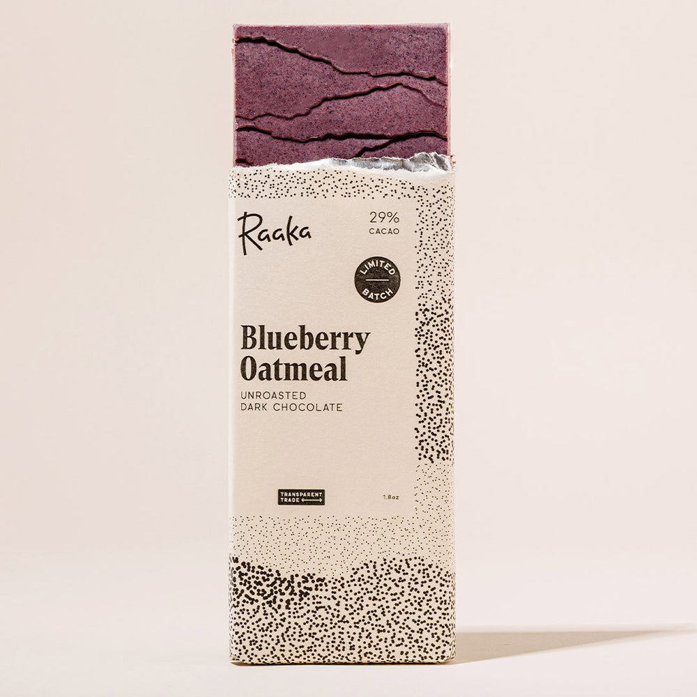 Blueberry Oatmeal - Raaka Chocolate