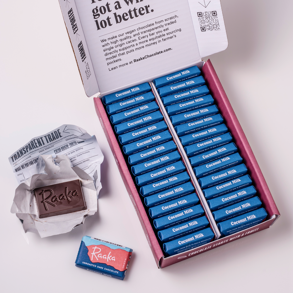 Mini Doses Box of 30 – Raaka Chocolate