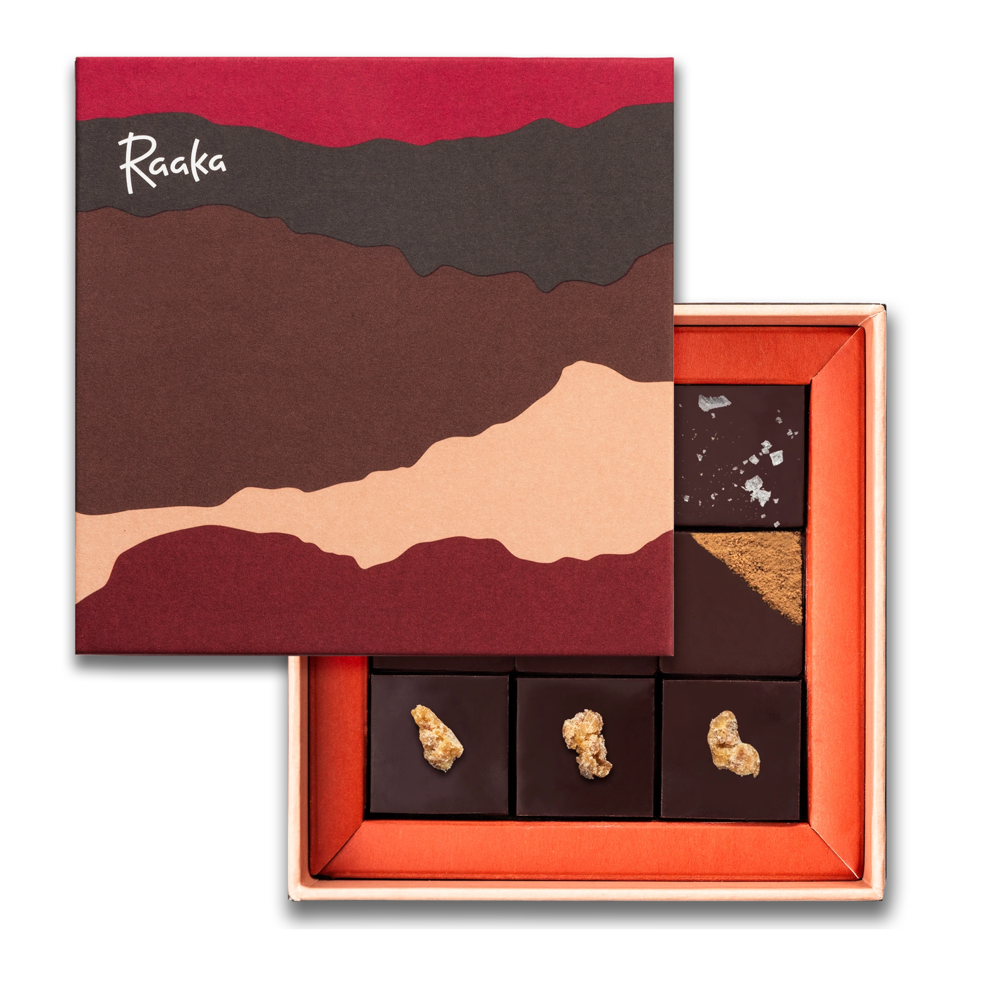 Date-Sweetened 9-Piece Truffle Box – Raaka Chocolate