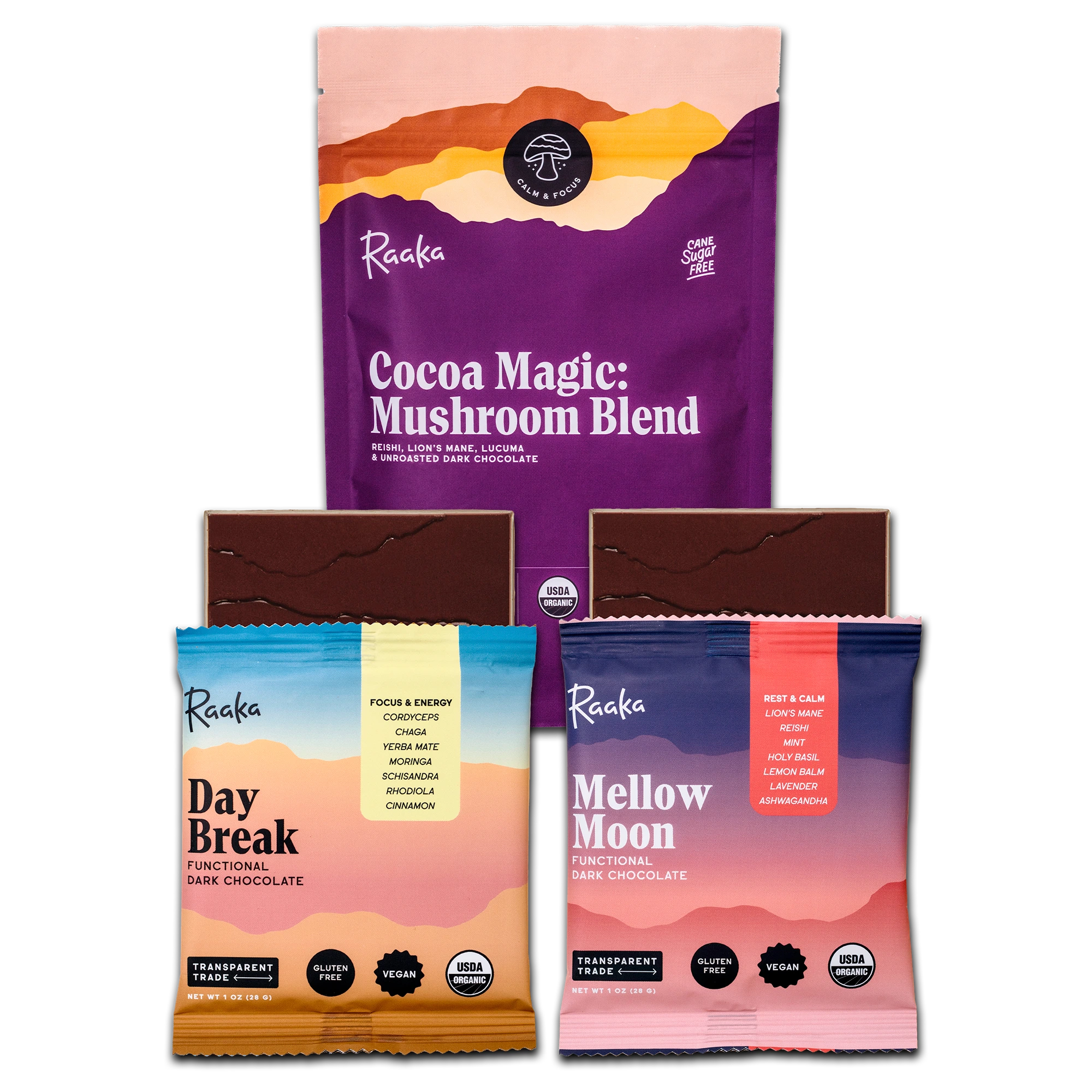 Raaka Chocolate - Shop Functional Vegan Dark Chocolate Gift Bundle
