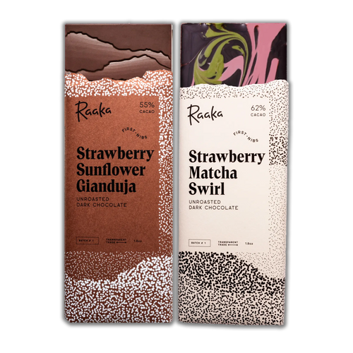 February First Nibs bars on a transparent background