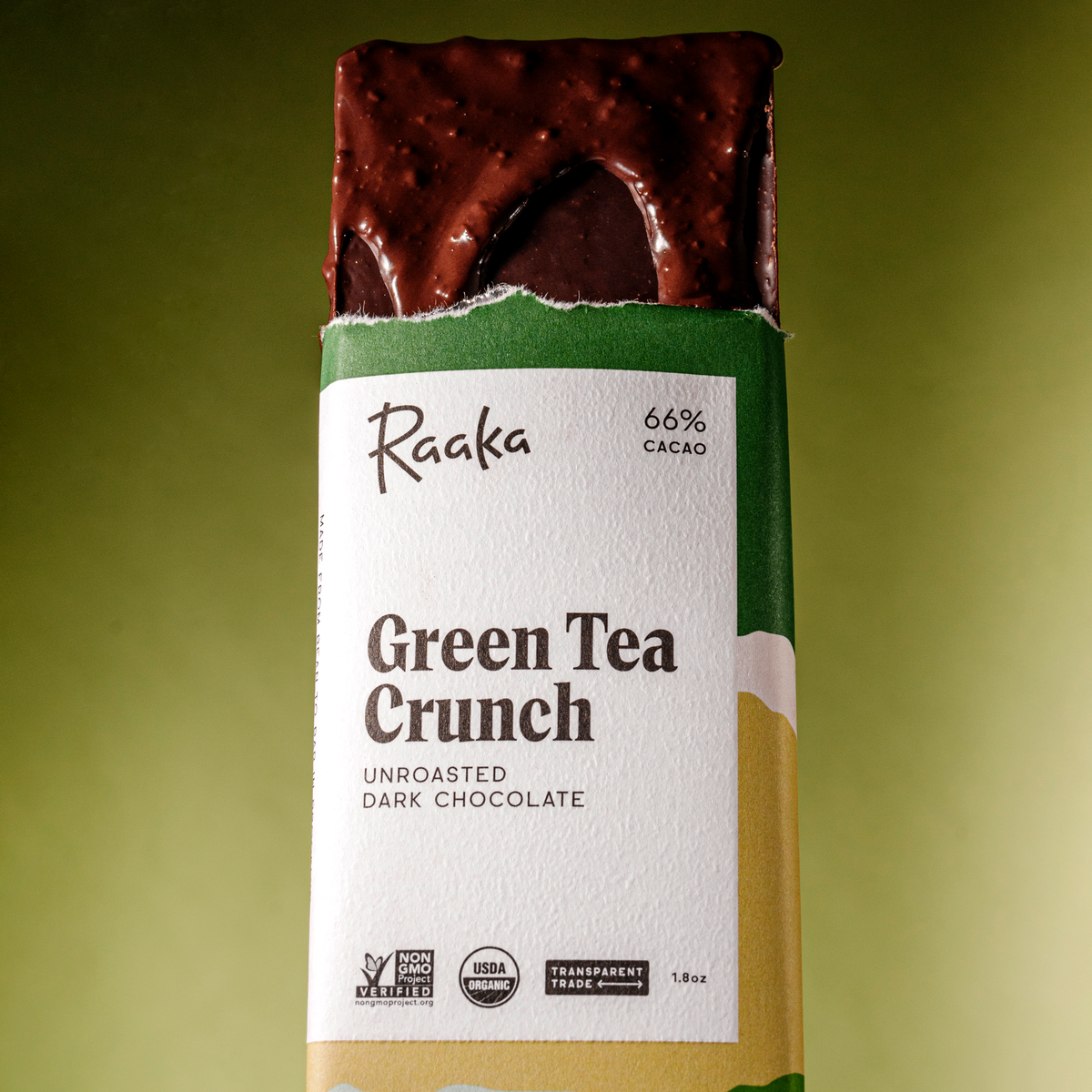 Green Tea Crunch – Raaka Chocolate
