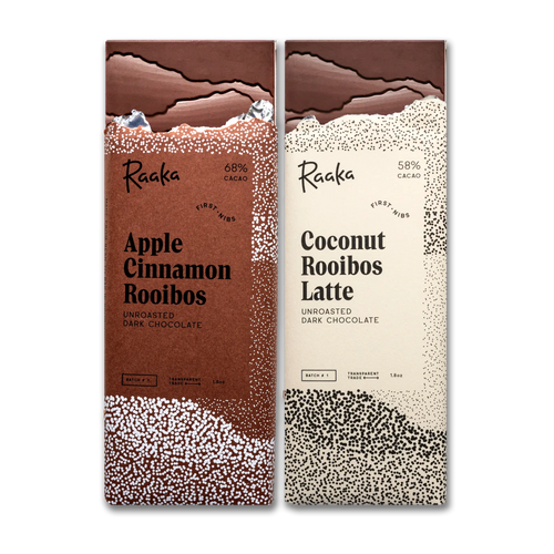 Raaka Two Bar First Nibs Subscription: Two bars.