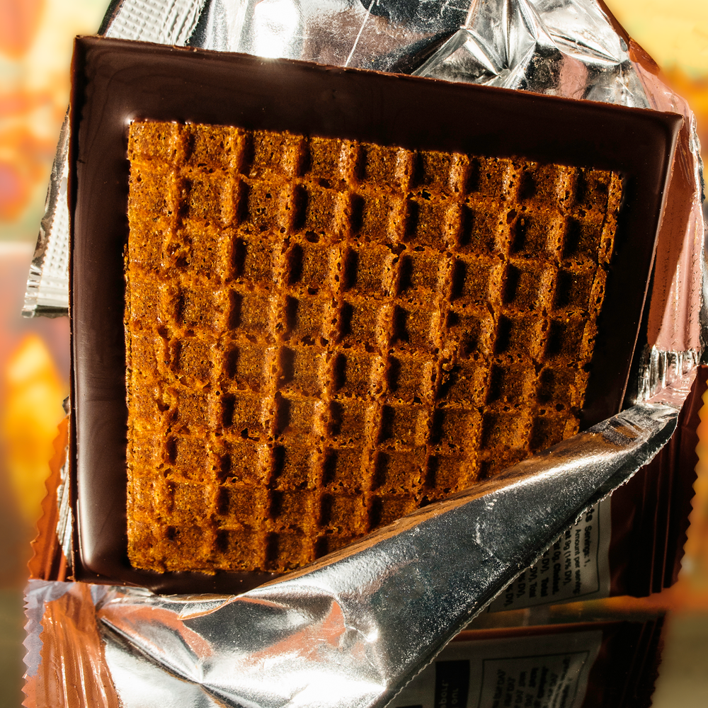 Pumpkin Spice Dipped Waffle Cone