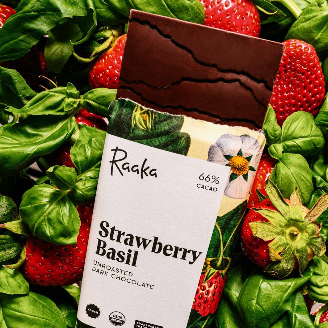 Strawberry Basil - Raaka Botanical Collection