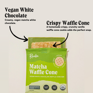 
                  
                    Matcha Waffle Cone - Raaka Chocolate
                  
                