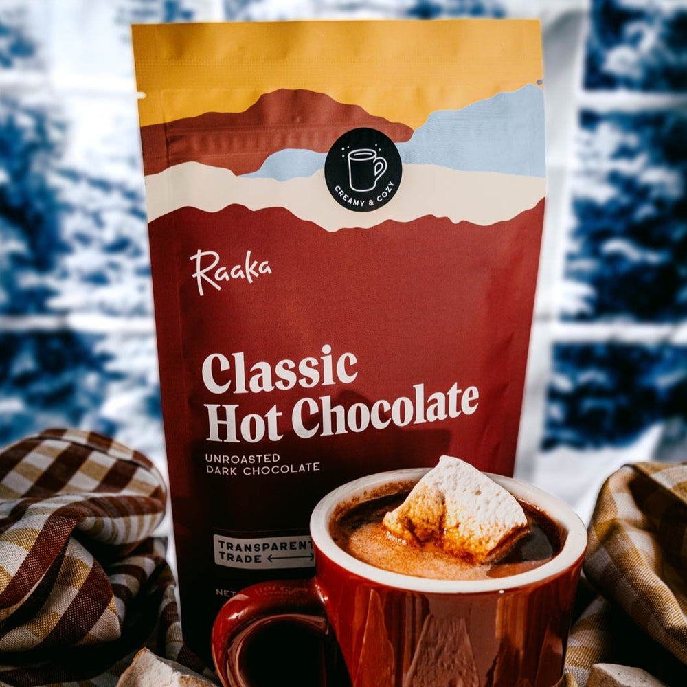 
                  
                    Organic Classic Hot Chocolate Mix - Raaka Chocolate - Vegan, Gluten Free
                  
                