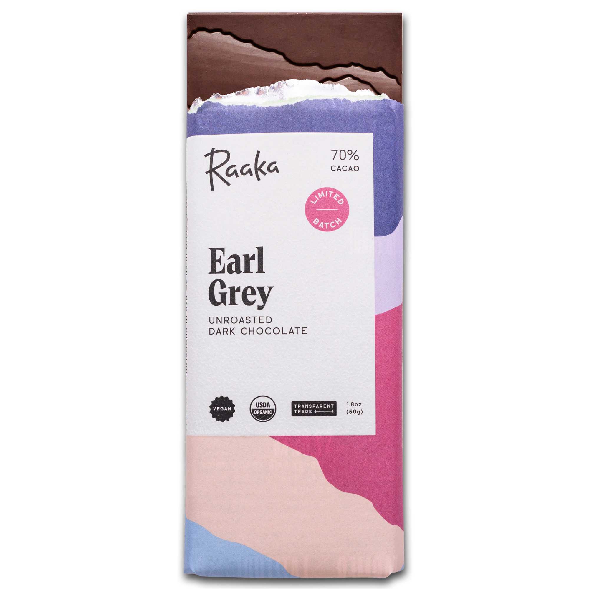 Earl Grey - Vegan Dark Chocolate | Raaka Chocolate