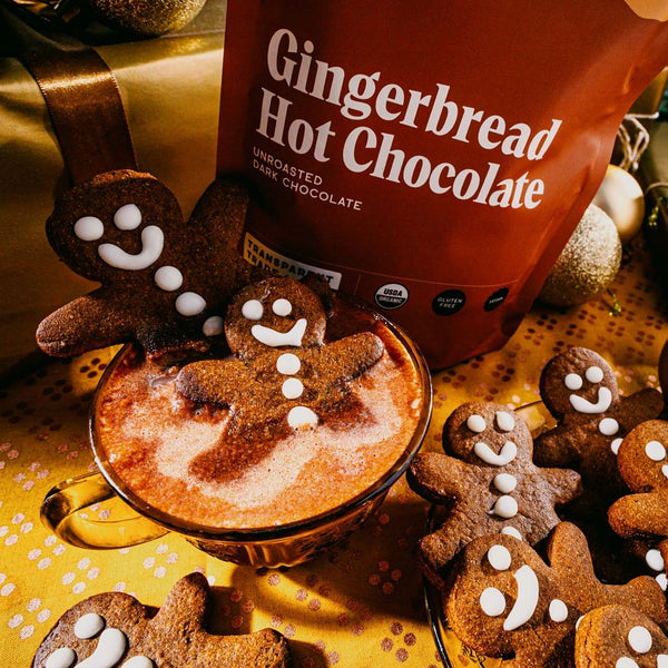 Gingerbread Hot Chocolate - Raaka Chocolate