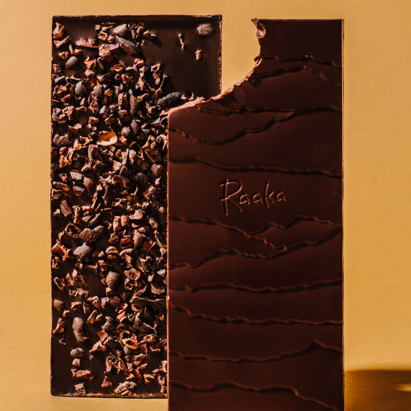 Maple & Nibs Dark Chocolate - Raaka Chocolate