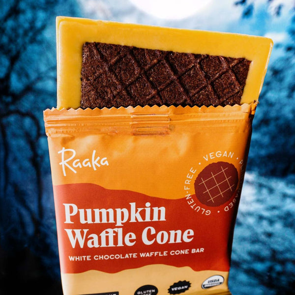 Pumpkin Waffle Cone (Box of 10) - Raaka Chocolate
