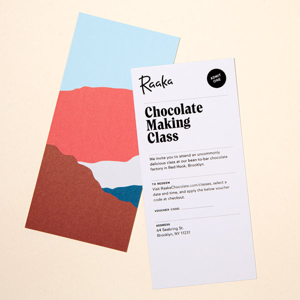 Gift Card: Bean to Bar Chocolate Making Class - Raaka Chocolate