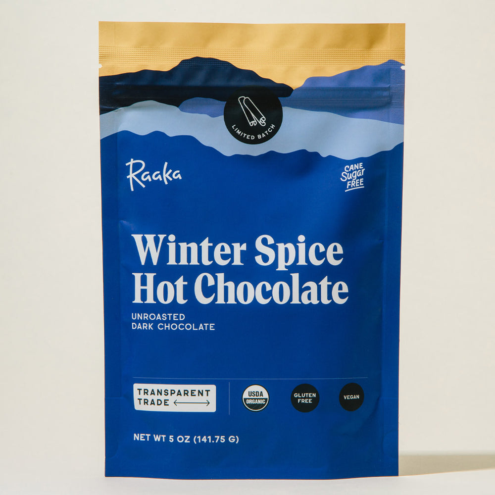 Winter Spice Hot Chocolate - Raaka Chocolate