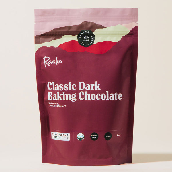 Classic Dark Baking Chocolate - Raaka Chocolate