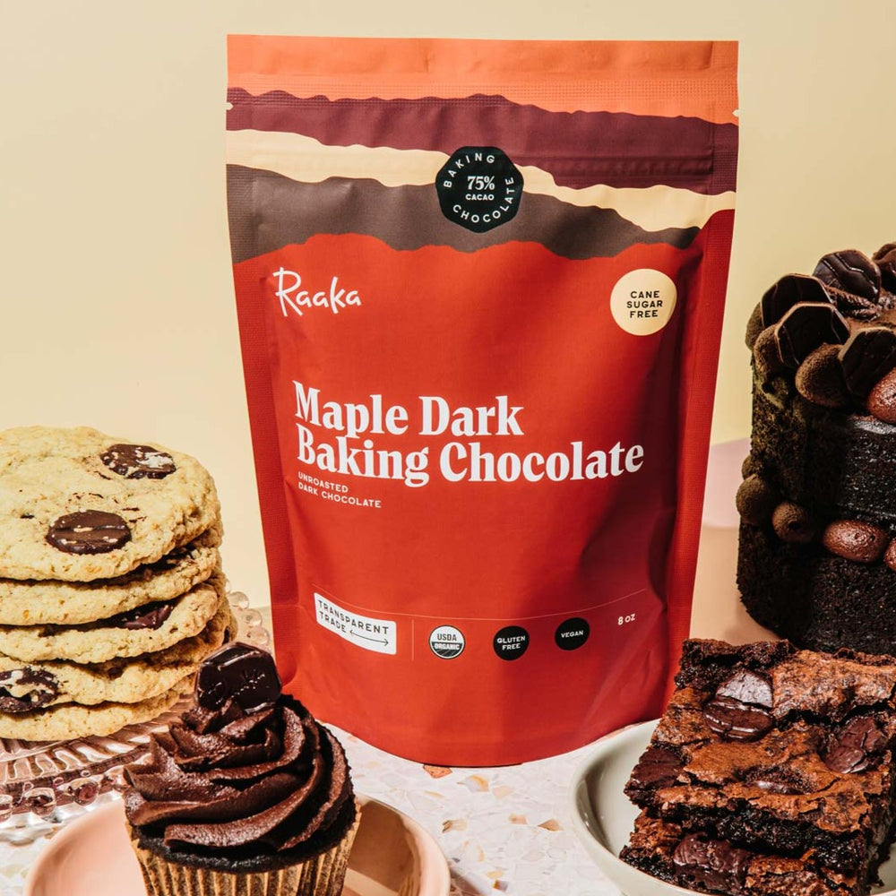 
                  
                    Maple Dark Baking Chocolate - Raaka Chocolate
                  
                