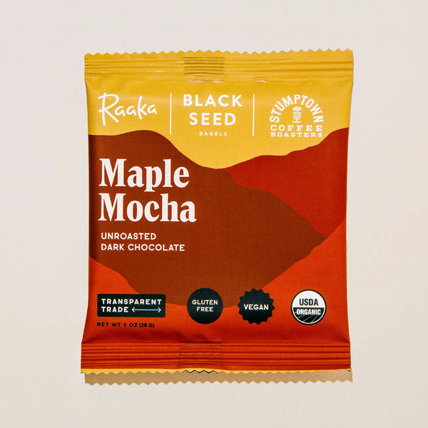 Maple Mocha Chocolate - Raaka Chocolate - Stumptown Coffee - Black Seed Bagels