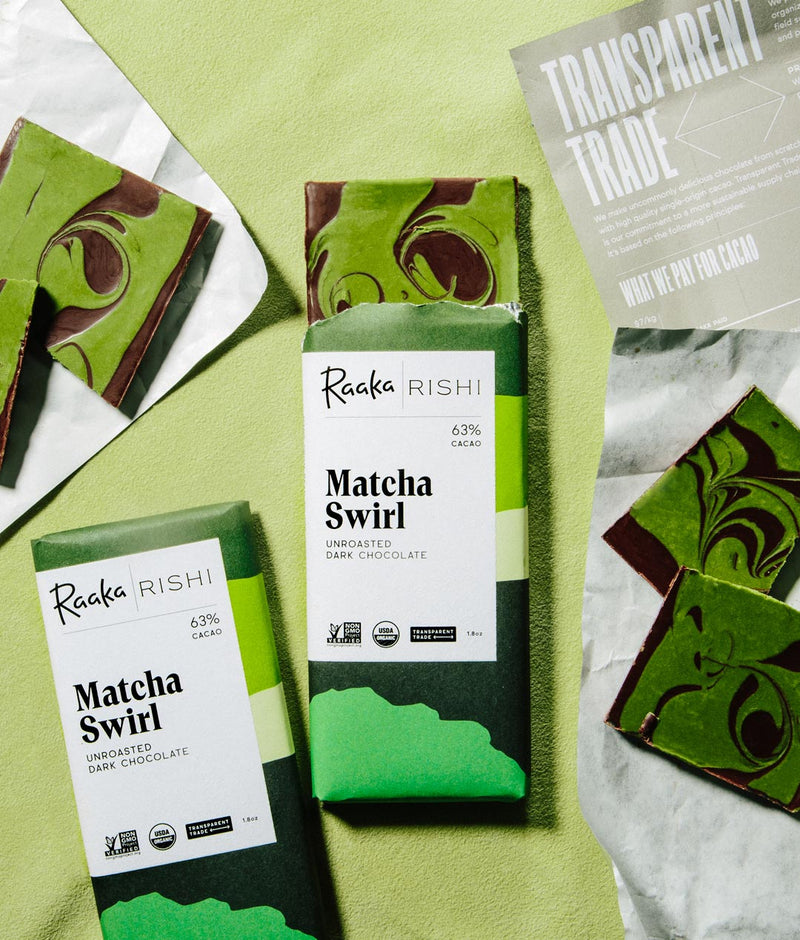 Matcha Swirl - Raaka Chocolate