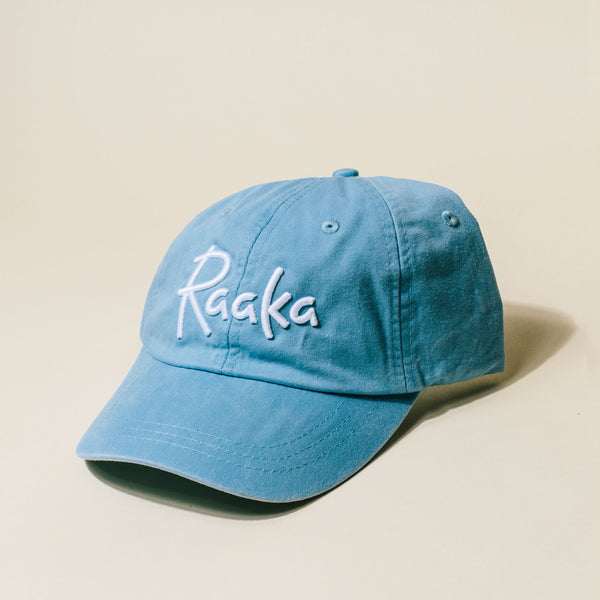 Blue Logo Baseball Hat - Raaka Chocolate