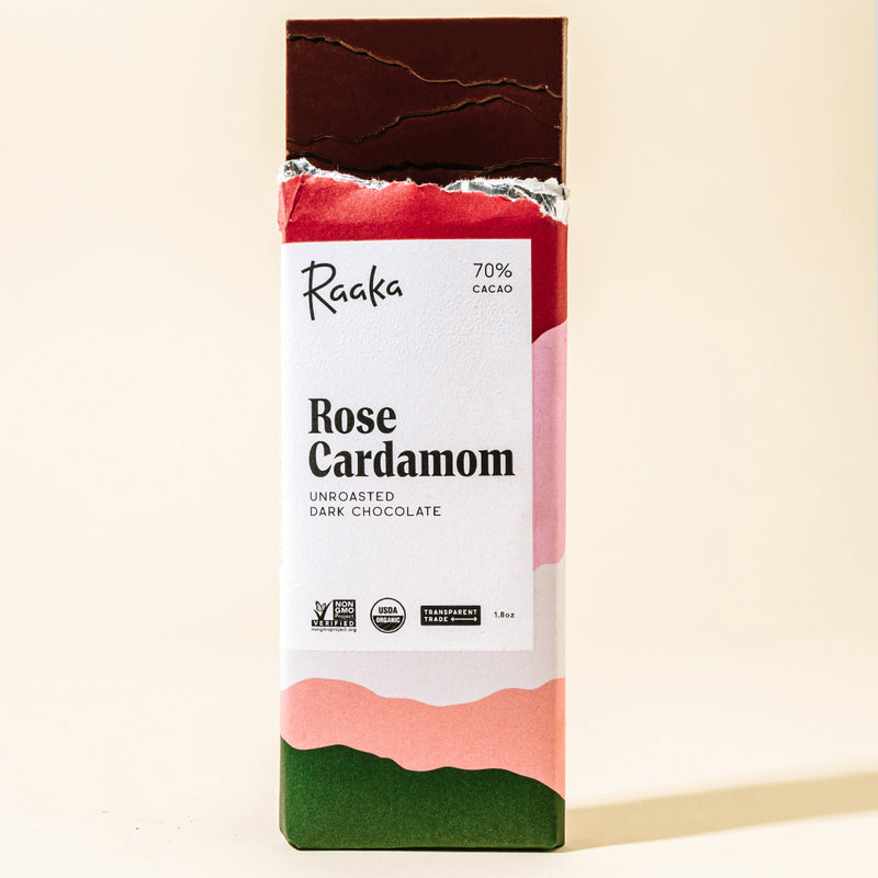 Rose Cardamom - Raaka Chocolate