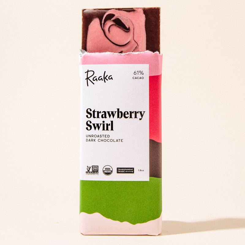 Strawberry Swirl - Raaka Chocolate